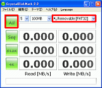 図3・CrystalDiskMark