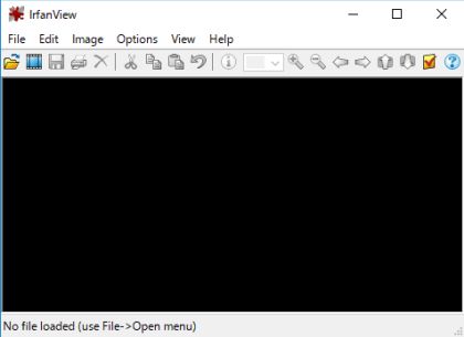 図11・IrfanViewの起動画面(1)