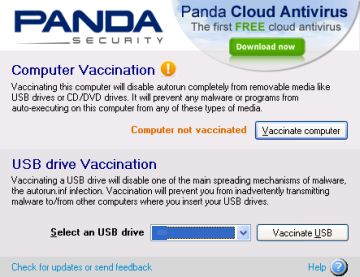 図7・Panda USB Vaccine の起動画面