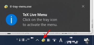 図19・TeX Live menuの起動