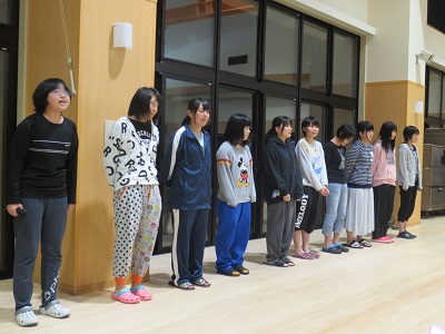 学生寮の年間行事 寮総会・端面式 2