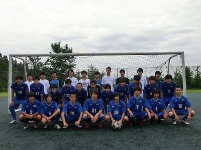 長岡高専平成25年度サッカー部主要メンバー