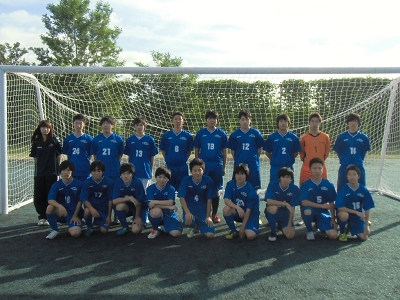 長岡高専平成26年度サッカー部主要メンバー