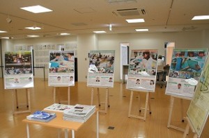 専門５学科のパネル展示