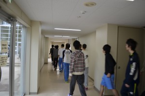 寮防災訓練その１