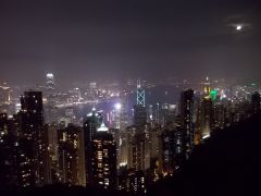 ビクトリアピークからの香港の夜景
