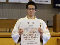 柔道県総体81kg級3位入賞