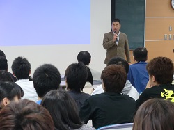 古田島後援会長からの言葉