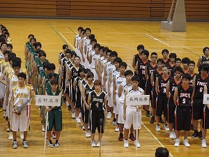 H27 関東信越地区高専体育大会バスケットボール競技 1 開会式