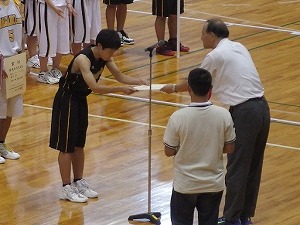 H27 関東信越地区高専体育大会バスケットボール競技09 閉会式1