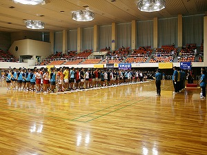 第50回全国高専体育大会バドミントン競技 1 開会式