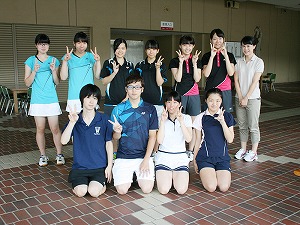 第50回全国高専体育大会バドミントン競技 6 長岡高専選手団